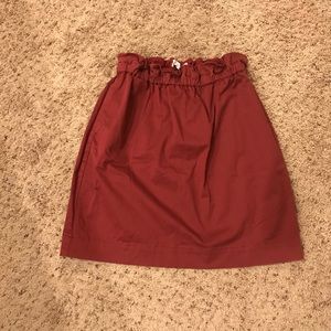 EUC Carve Designs dark red skirt with pockets